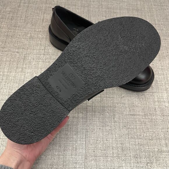 VALENTINO GARAVANI Men's Rockstud Loafers Black 9.5 US / 42.5 EU NEW Business - Picture 8 of 15